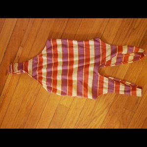 Free People retro stripe bodysuit